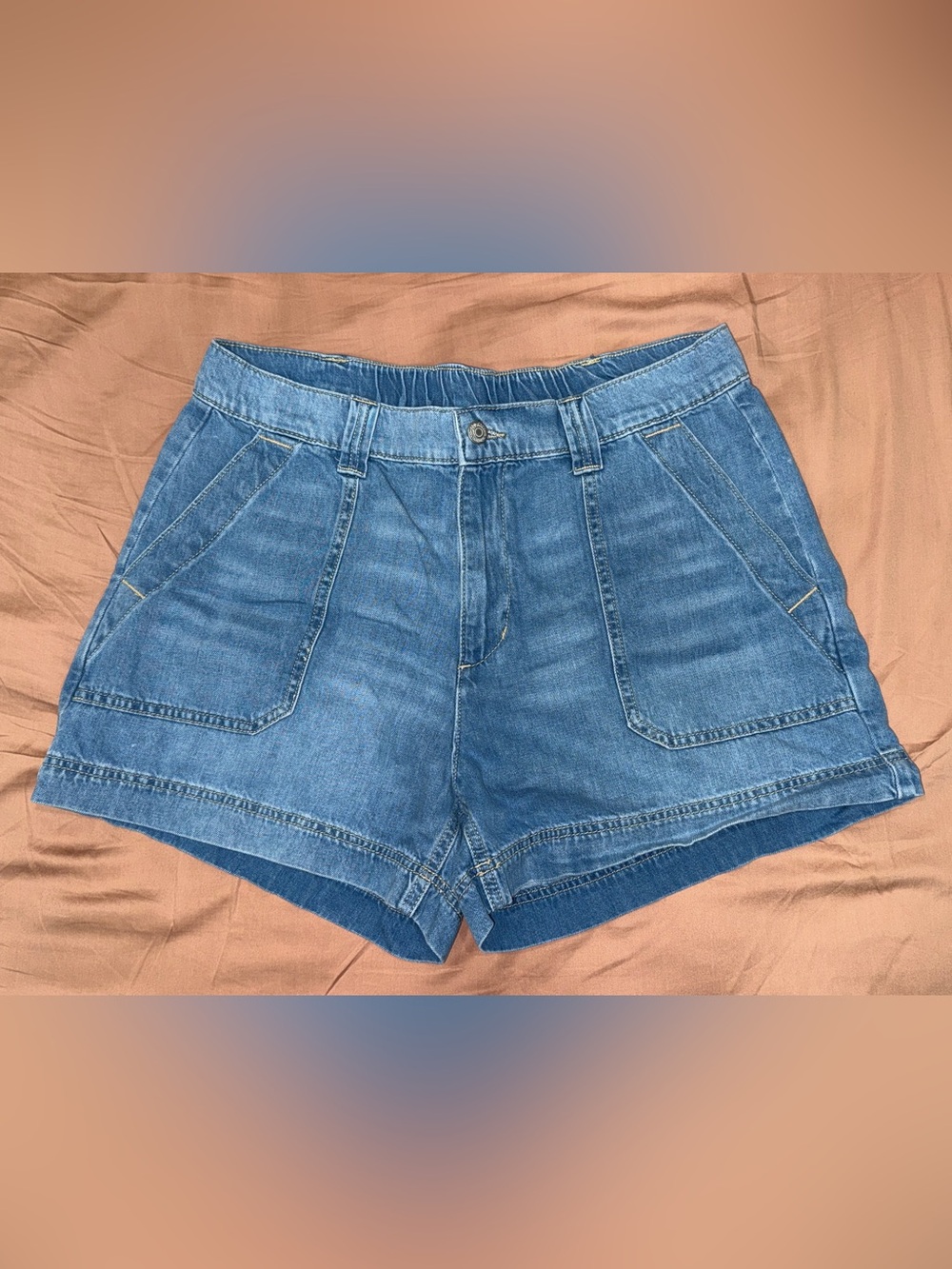 Old Navy High-Rise OG Chino Jeans - Light Blue Denim